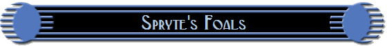 Spryte's Foals